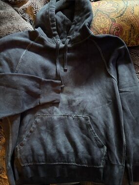 Joe Fresh Charcoal Hooded Pullover Sweatshirt